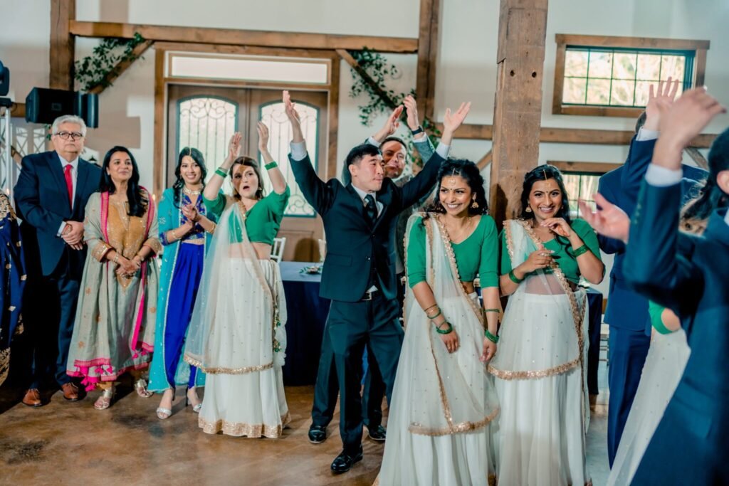 indian wedding, reception