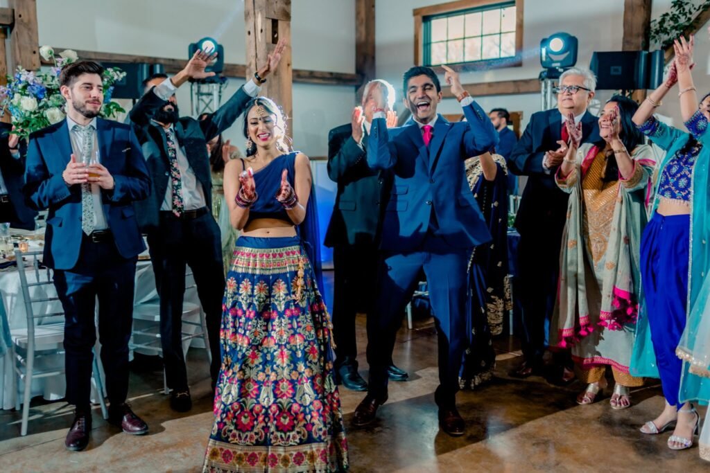 indian wedding, reception
