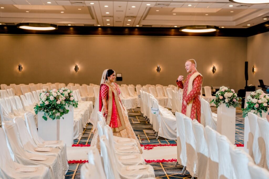 Indian wedding, fusion wedding