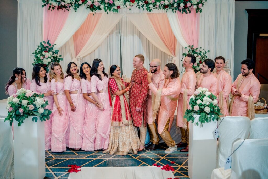 Indian wedding, fusion wedding