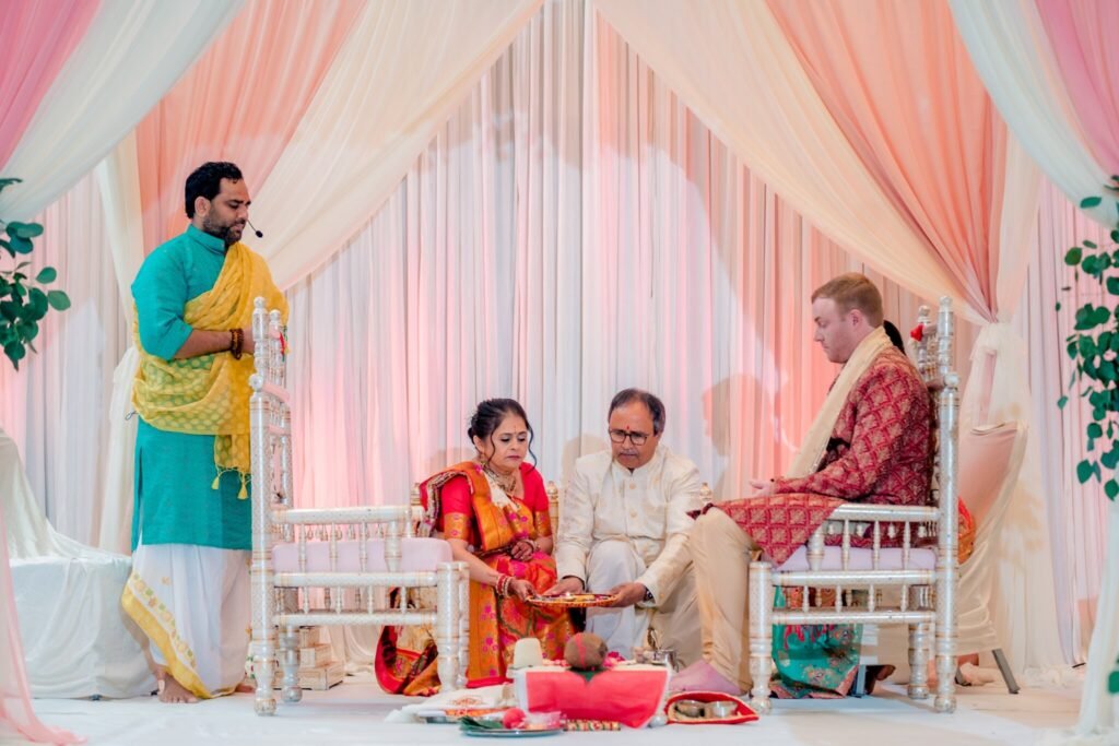 fusion wedding, Indian wedding
