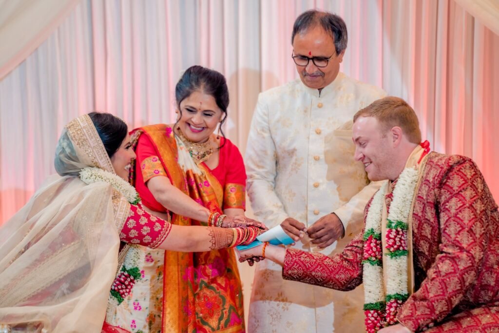 Indian wedding, fusion wedding