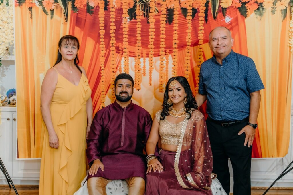 indian wedding, fusion wedding