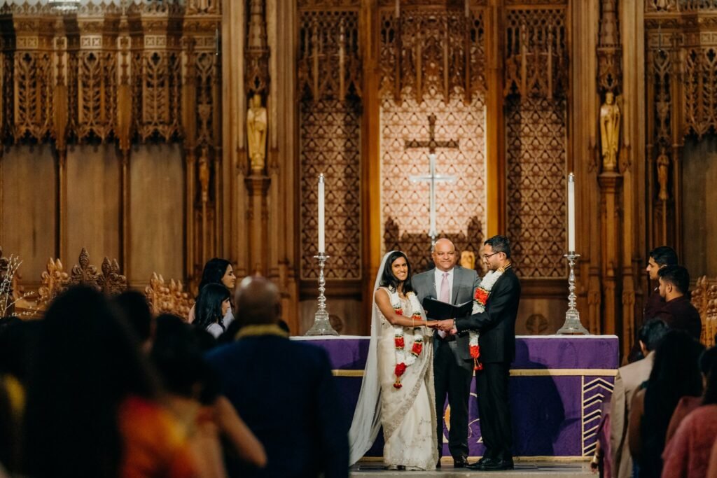 north carolina, south indian wedding