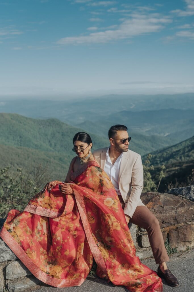 Couple in the Blue Ridge Mountains