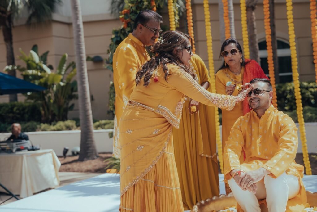 haldi, indian wedding