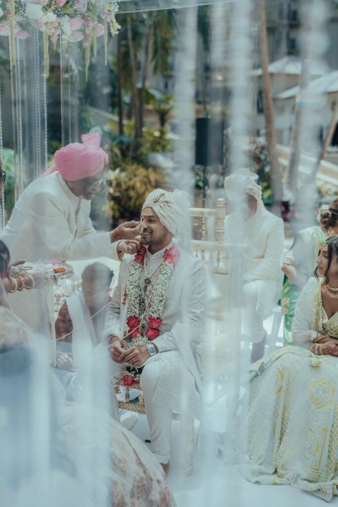 desi wedding, palms