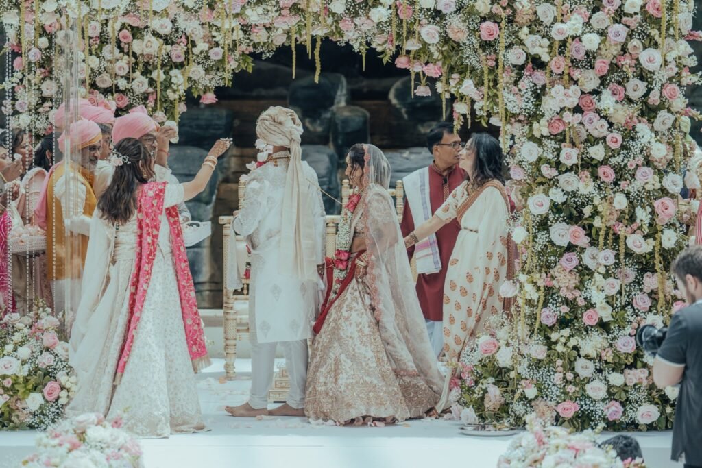 palms, wedding