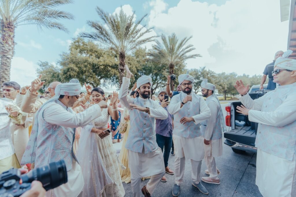 desi wedding, palms
